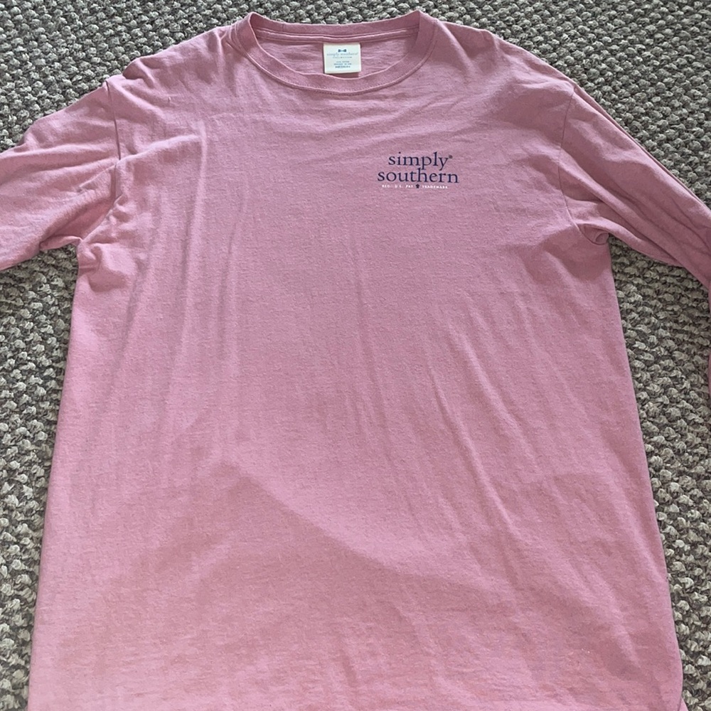 pink simply southern long sleeve